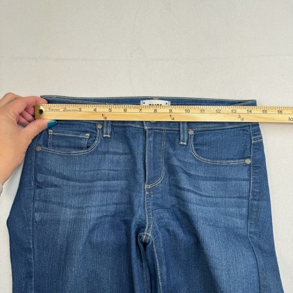 Paige Verdugo Crop Womens Size 28 Mid Rise Dark Wash - Picture 6 of 11